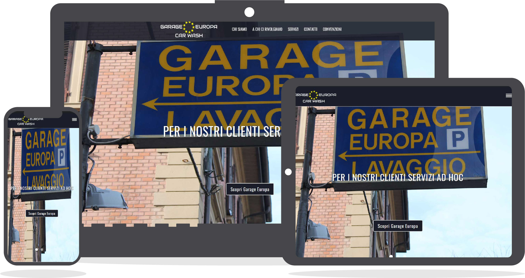 Sito internet per Garage Europa S.n.c.